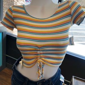 Fashion Nova Striped Shirt